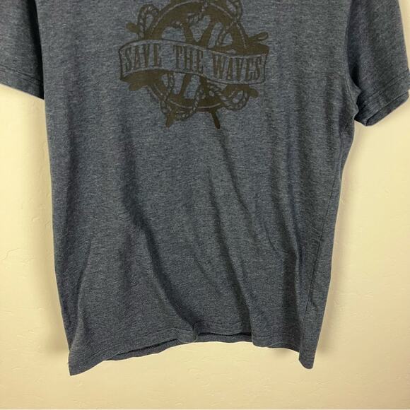 Patagonia Blue Graphic Ride The Wave Tee - Picture 3 of 9